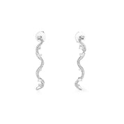 The Medium Wave Hoop Earring