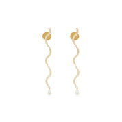 Long Wave Earrings
