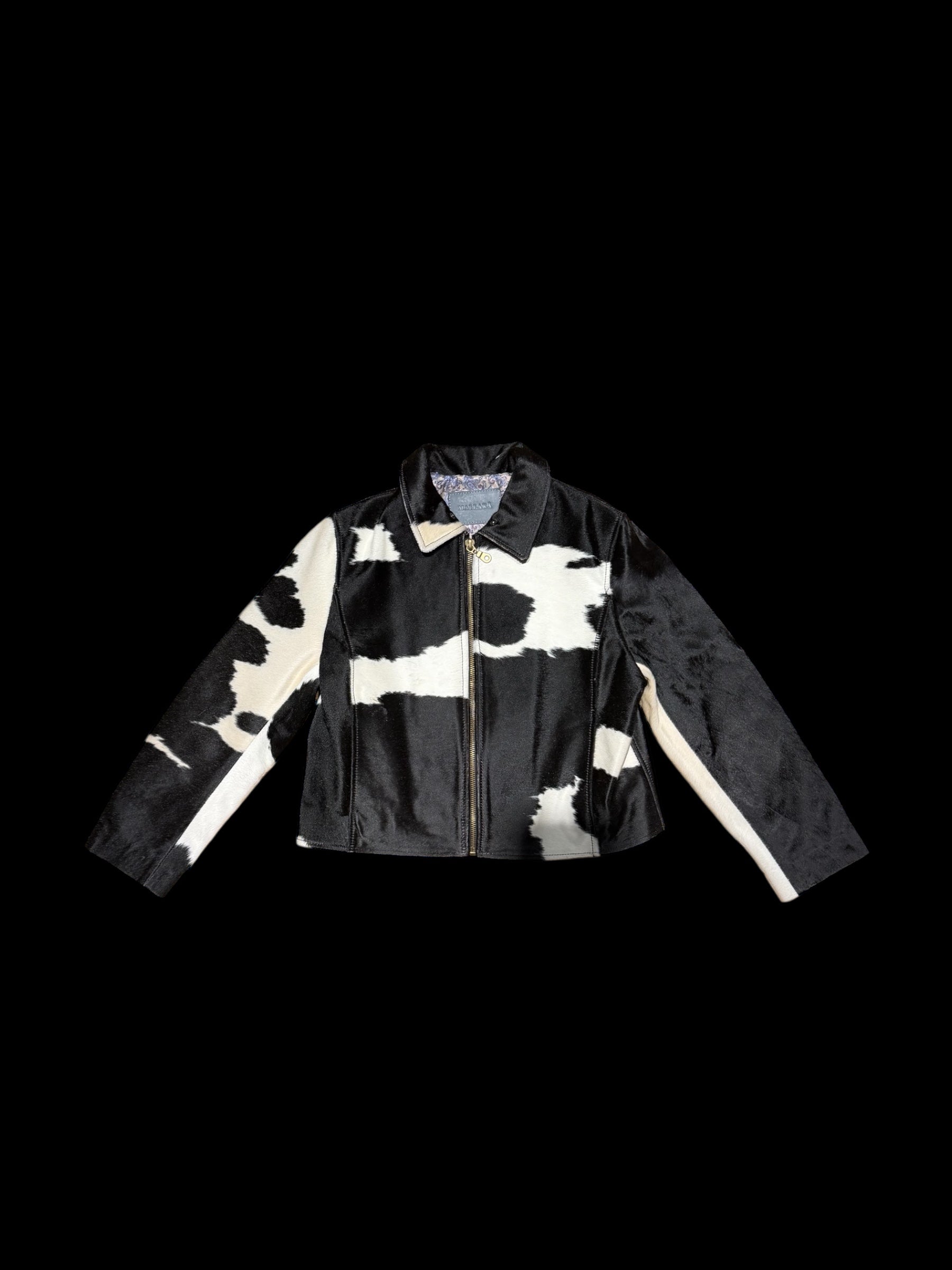 The Rustic Chic in Black Cowhide