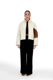 The Rustic Chic Jacket in White