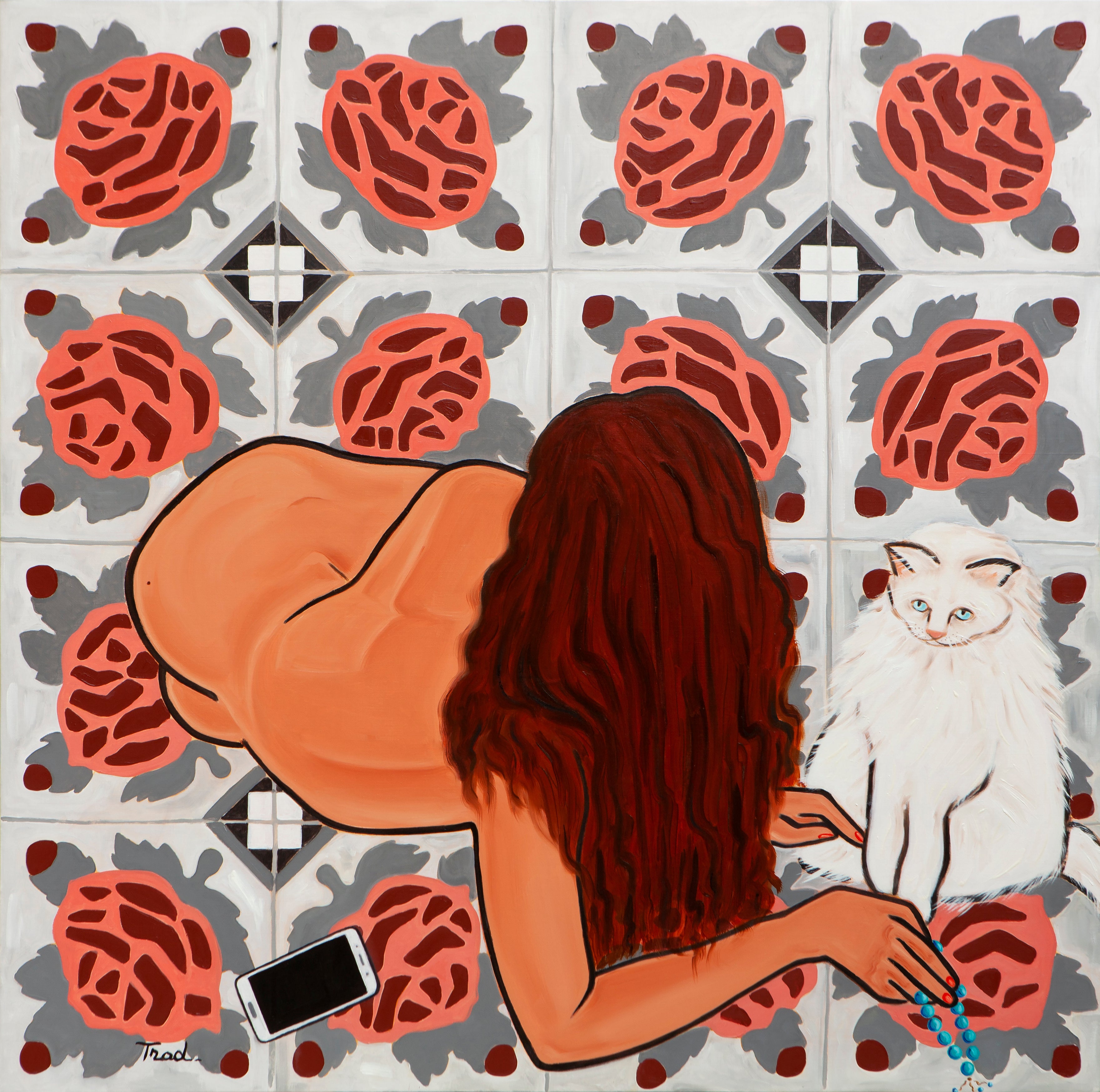Le Paradis Perdu, Huile sur Toile