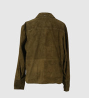 Liana Suede Shirt Olive