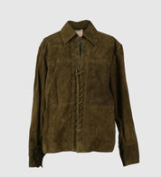 Liana Suede Shirt Olive