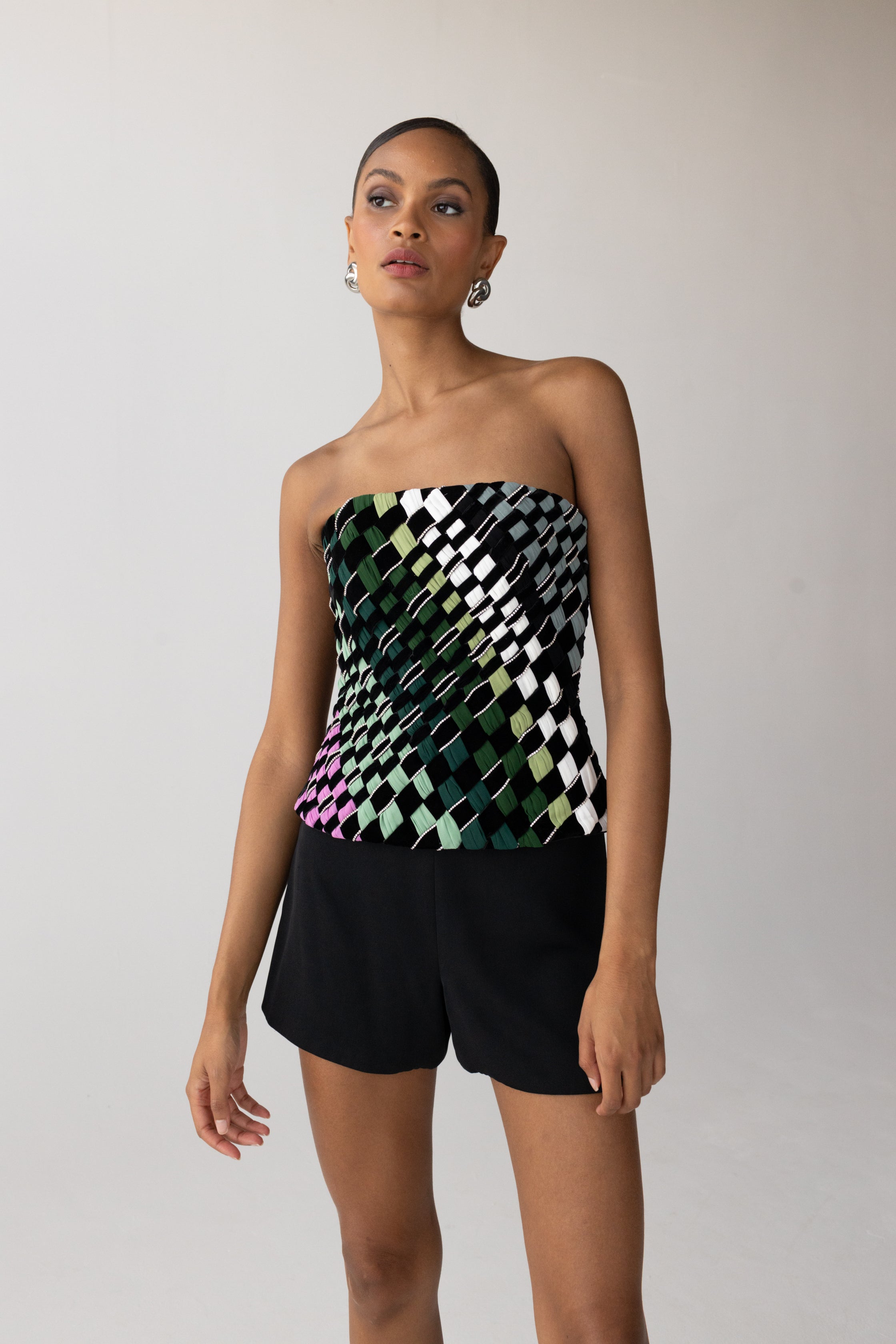 Woven Multicolor Top