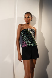 Woven Multicolor Top