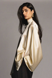 Nina Top Cream Silk