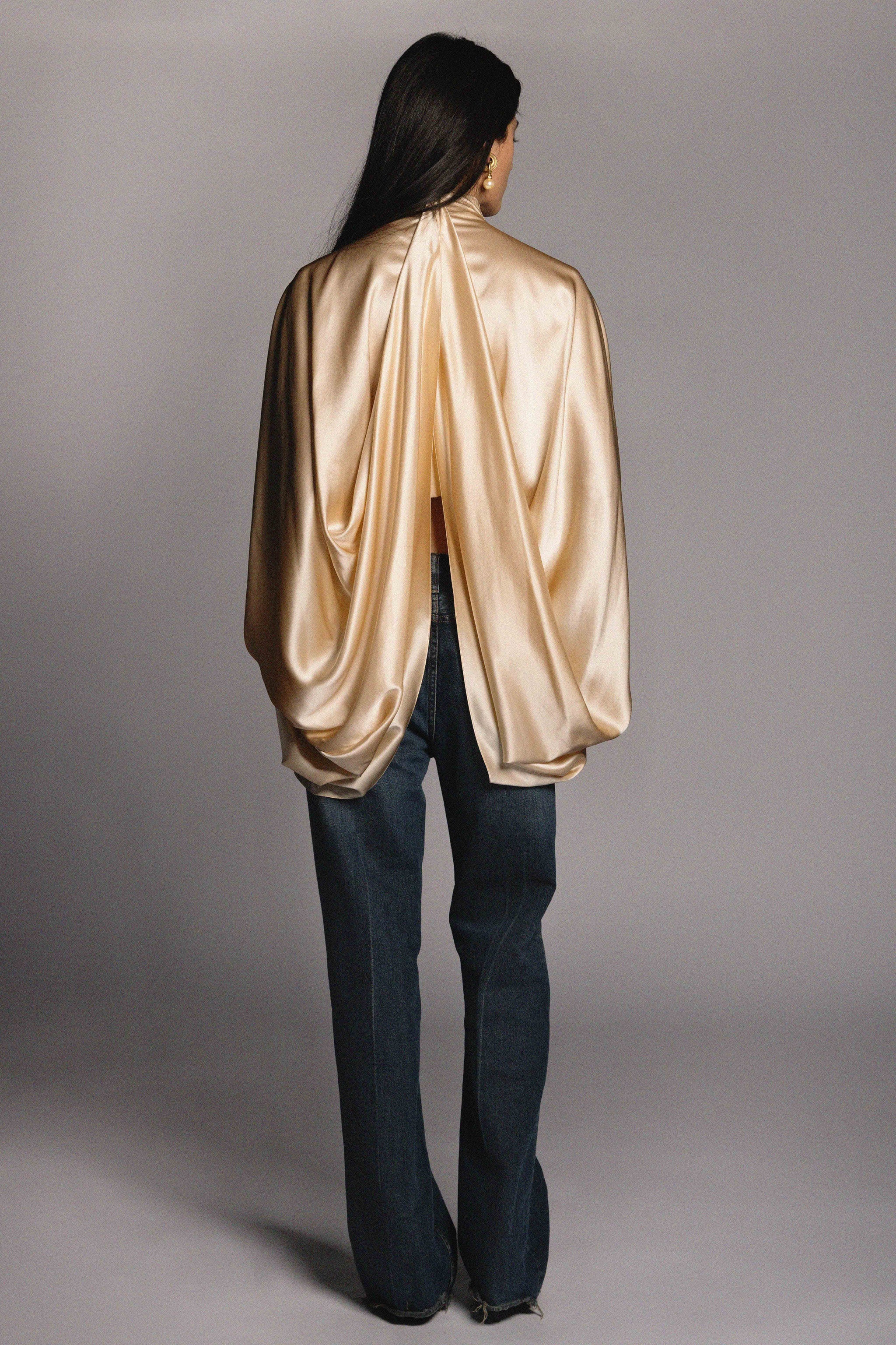 Nina Top Pearl Silk