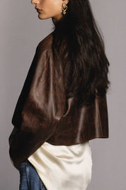 Nora Jacket Brown Cowhide