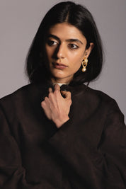 Nora Jacket Brown Suede