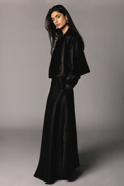 Nora Jacket Black Ponyhair