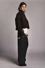 Nora Jacket Brown Suede
