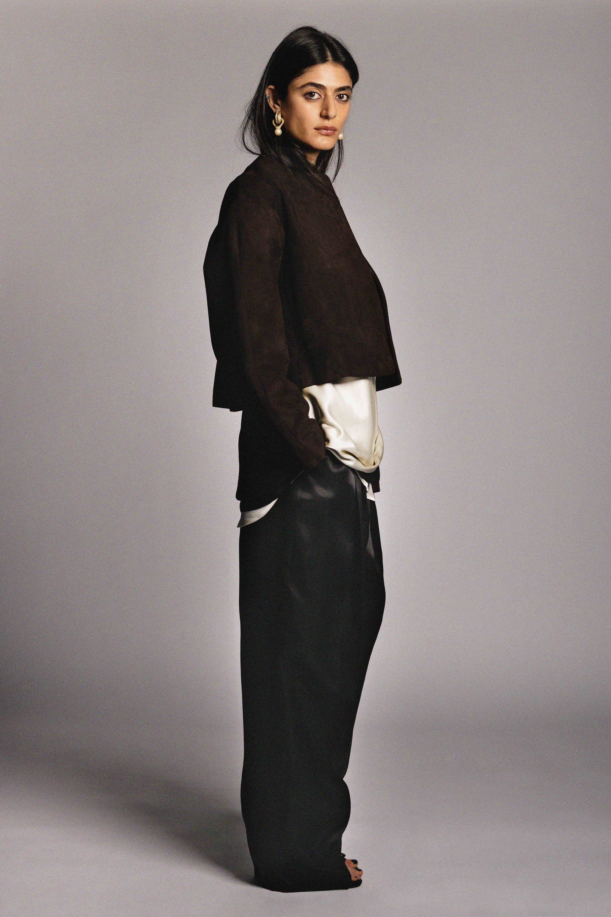 Nora Jacket Brown Suede