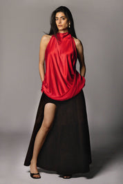 Romy Skirt Brown Suede
