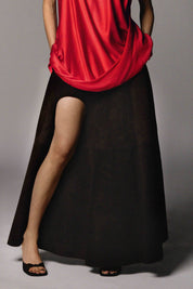 Romy Skirt Brown Suede