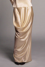 Vionnet Skirt Pearl Silk