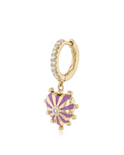 Not So Mini Mila Heart Earrings with Beads Pair