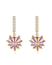Not So Mini Mila Heart Earrings with Beads Pair