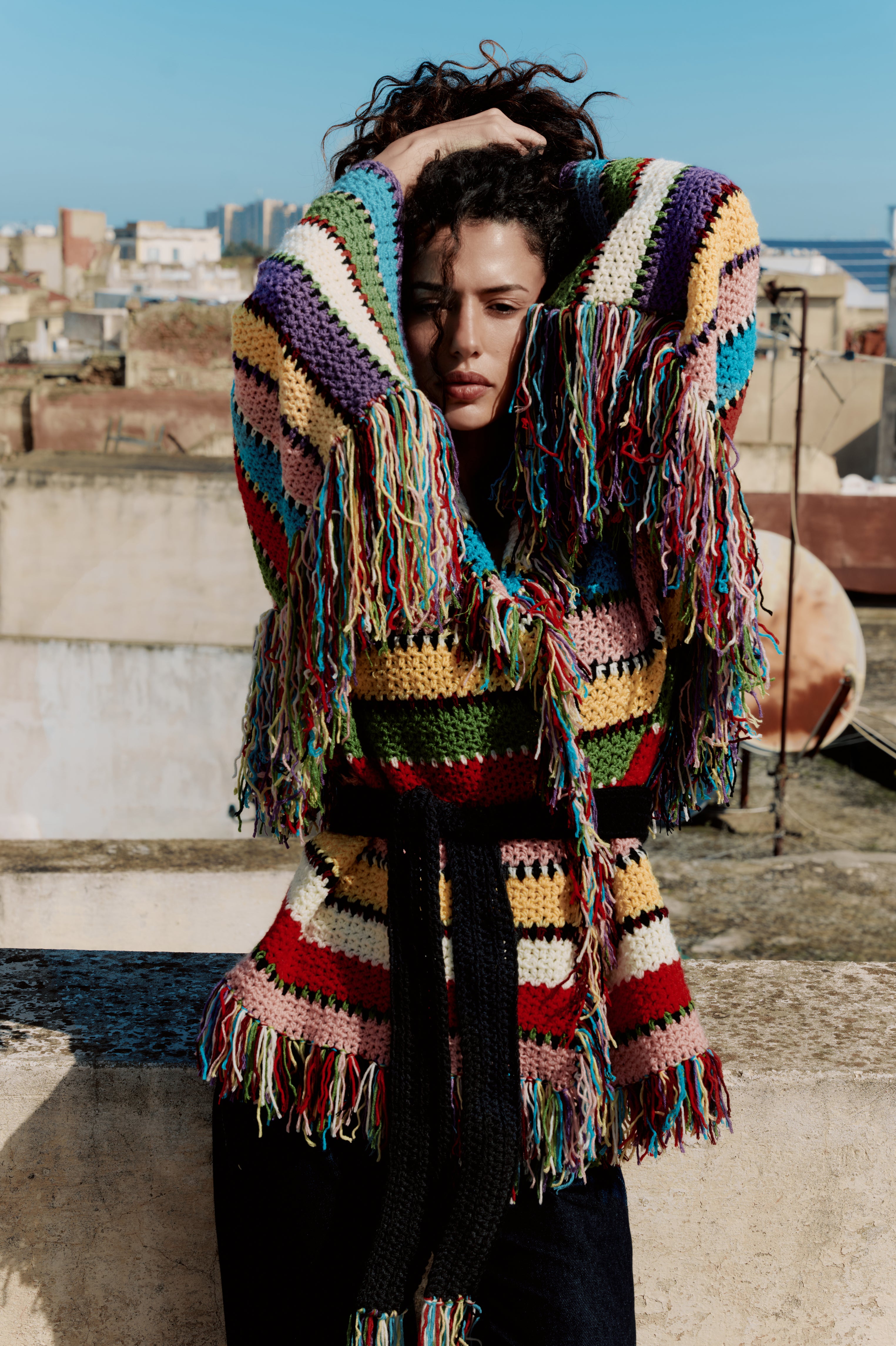 Poussi Wool Knit Cardigan – FAME Collective