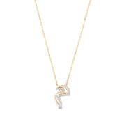 The Silhouette Arabic Necklace