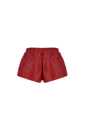 The Paisley Runner Shorts In Red