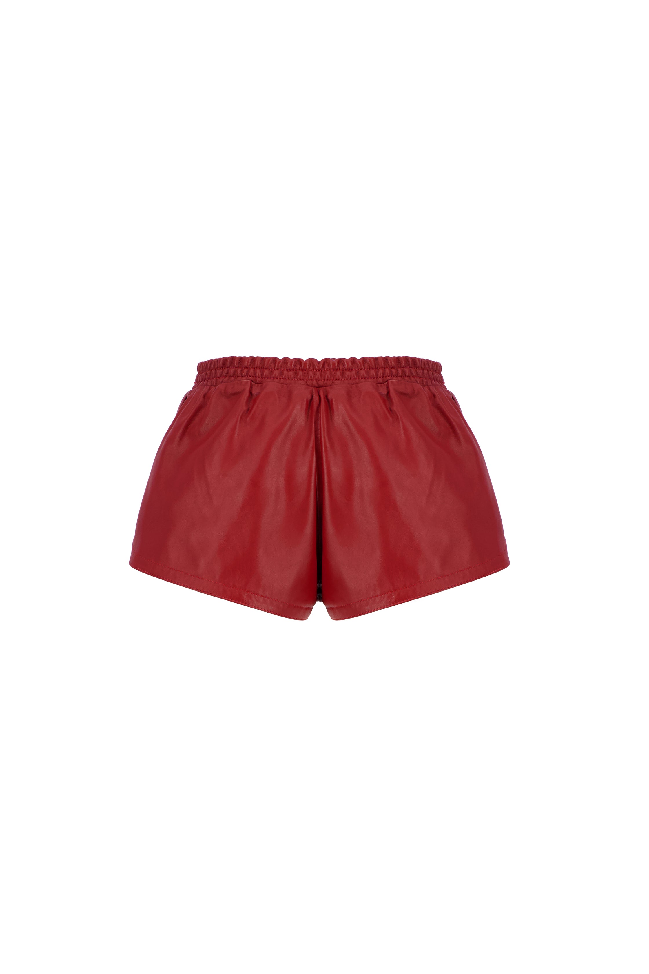The Paisley Runner Shorts In Red
