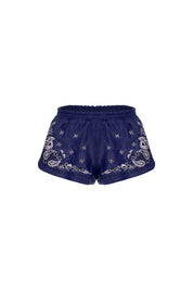 The Paisley Runner Shorts In Blue