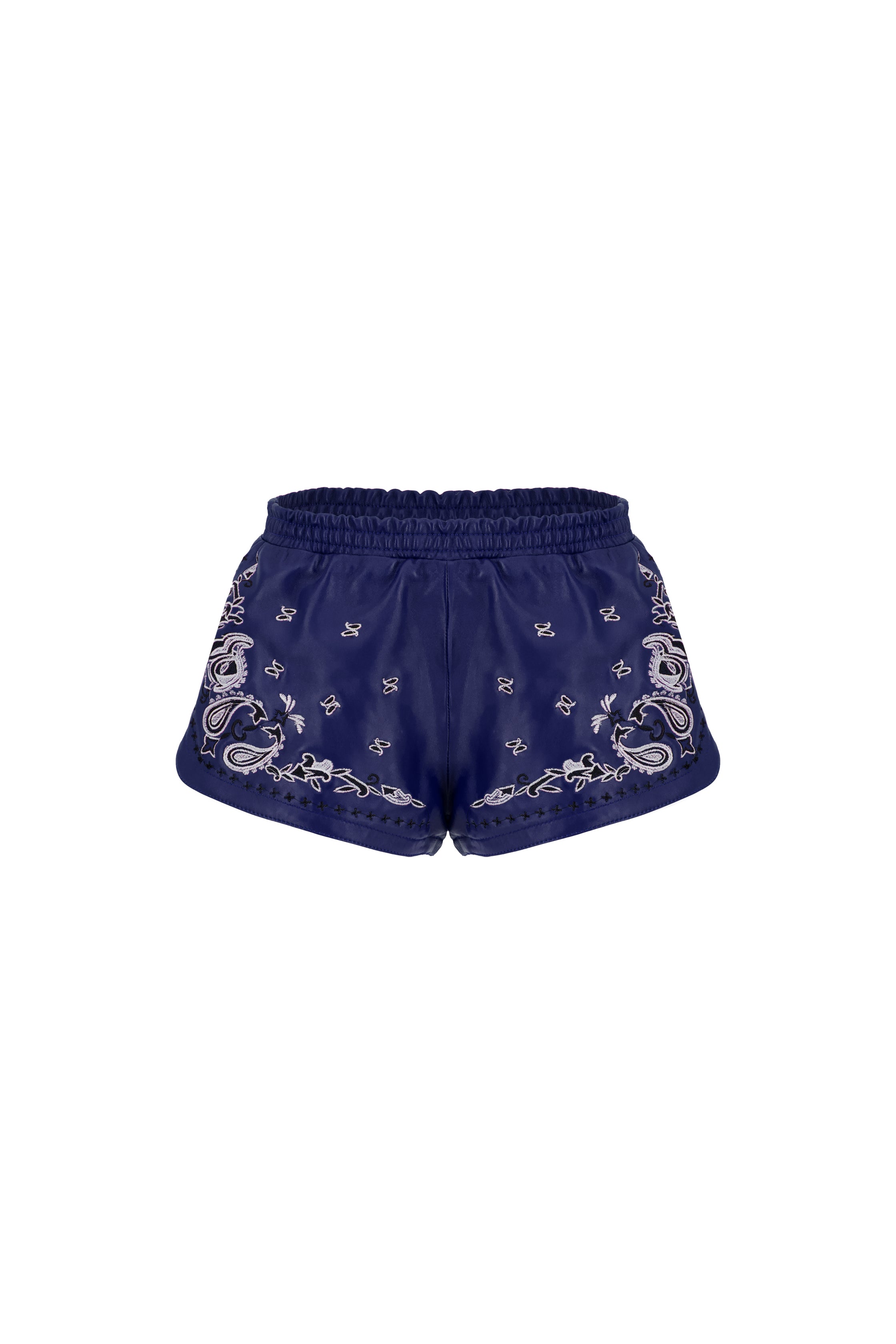 The Paisley Runner Shorts In Blue