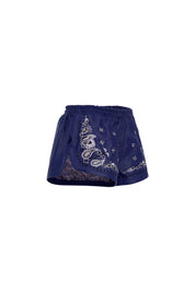 The Paisley Runner Shorts In Blue