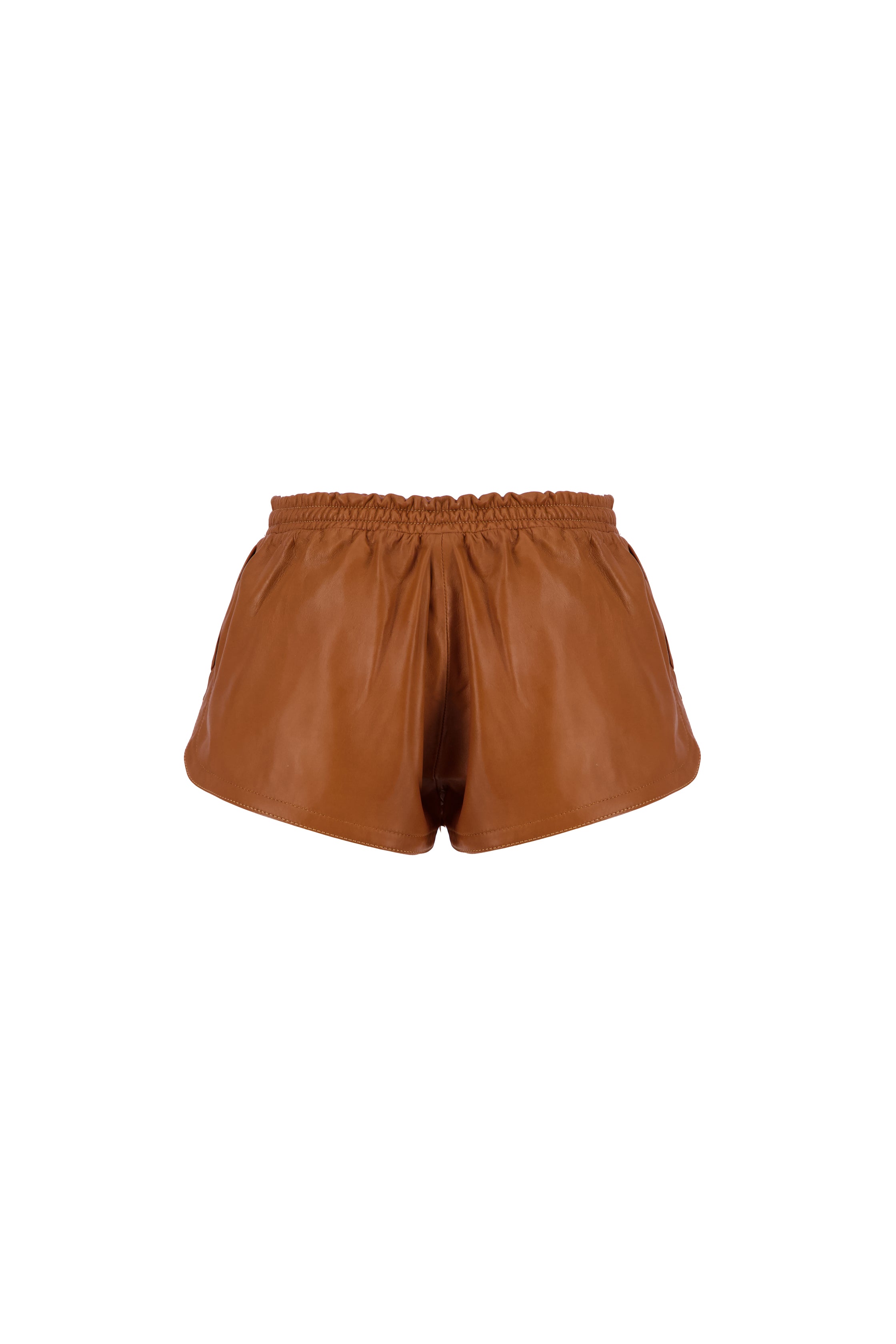 The Paisley Runner Shorts In Orange/Beige
