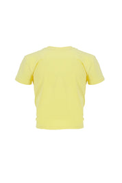 The Knotted Tee In Yellow