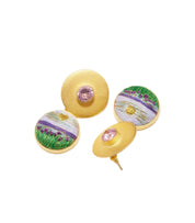 PINK Landscape Earrings