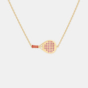Padel Racquet necklace