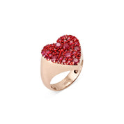 The Ruby Heart Ring