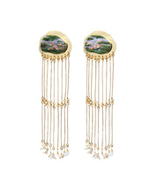 Royal Water Lilies Earring
