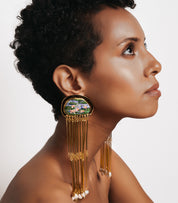Royal Water Lilies Earring