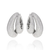 Skin - 18K WG / Dia Earring