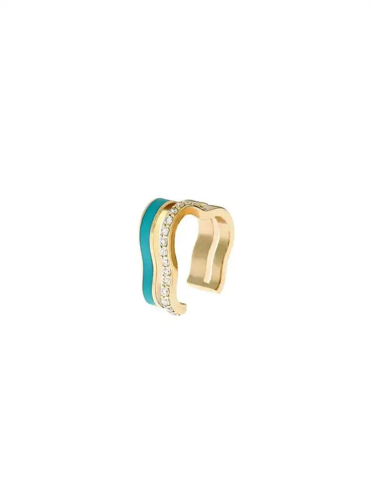Sea Ice Enamel Mini Ear Cuff