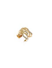 Sea Ice Large Ear Cuff