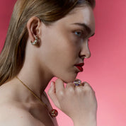 The Oval Diamond Cage Ring