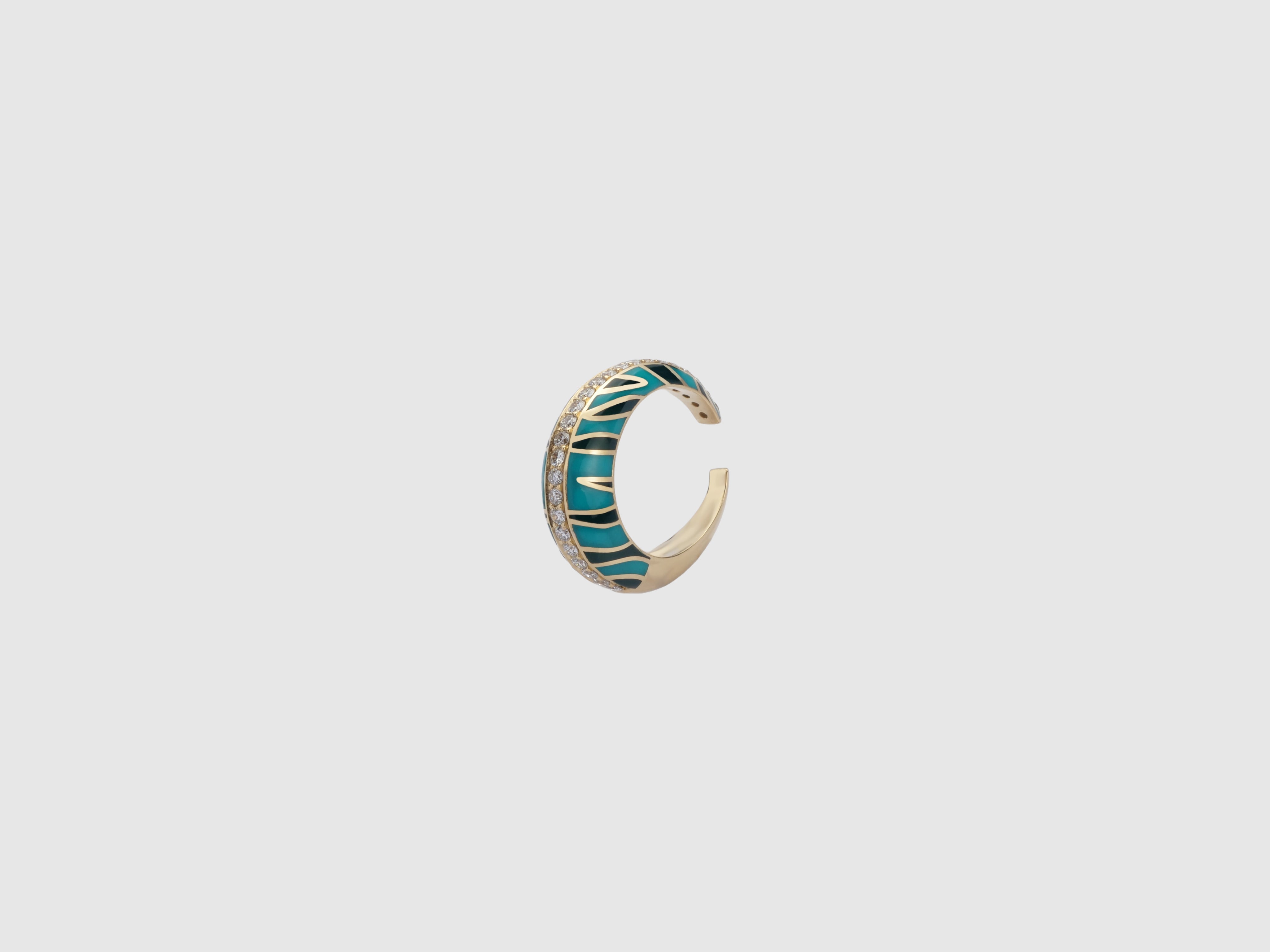 The Striped Chunk It Up Ear Cuff