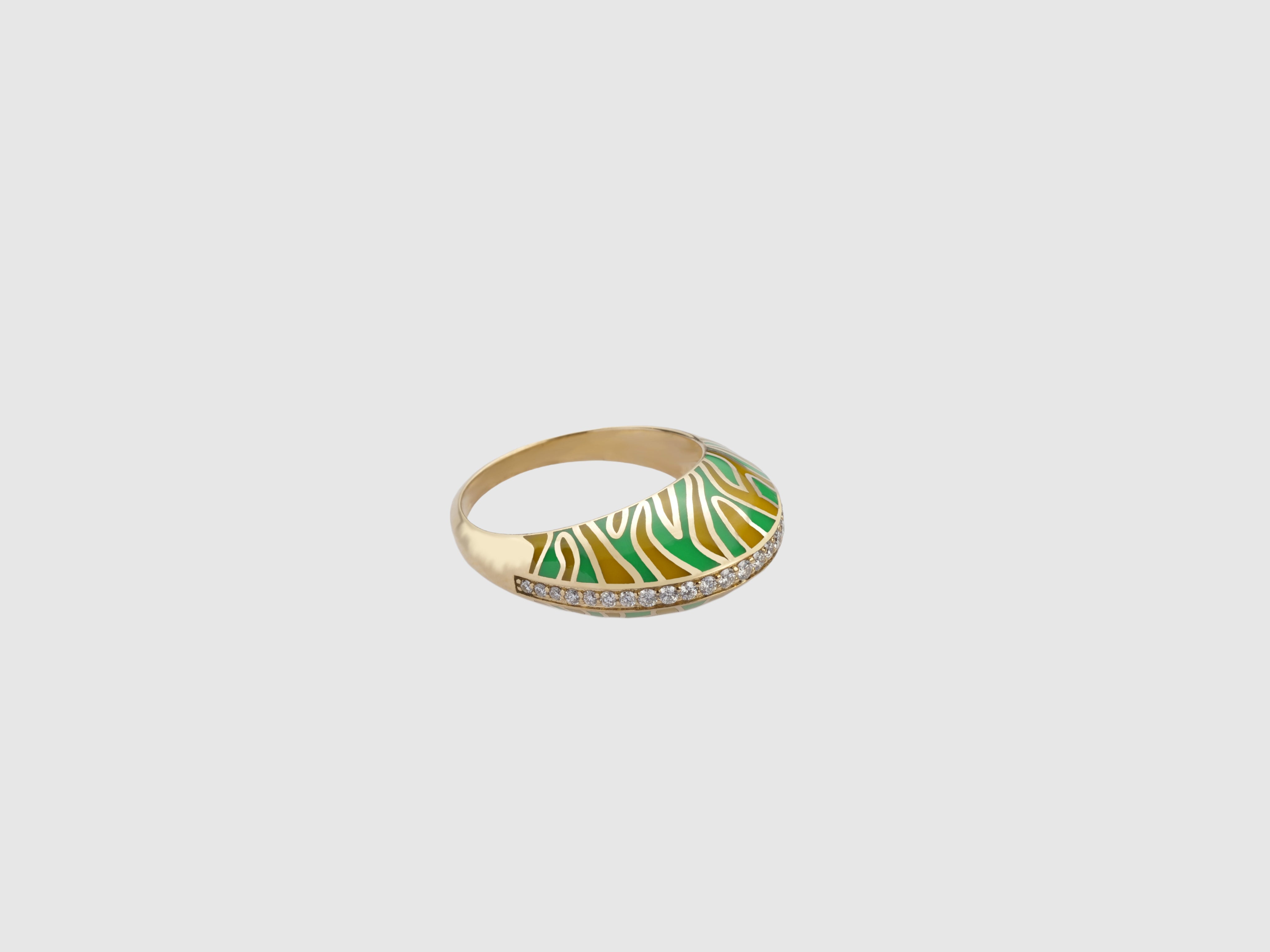 The Striped Savannah Ring