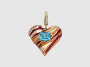 The Striped In Love Pendant