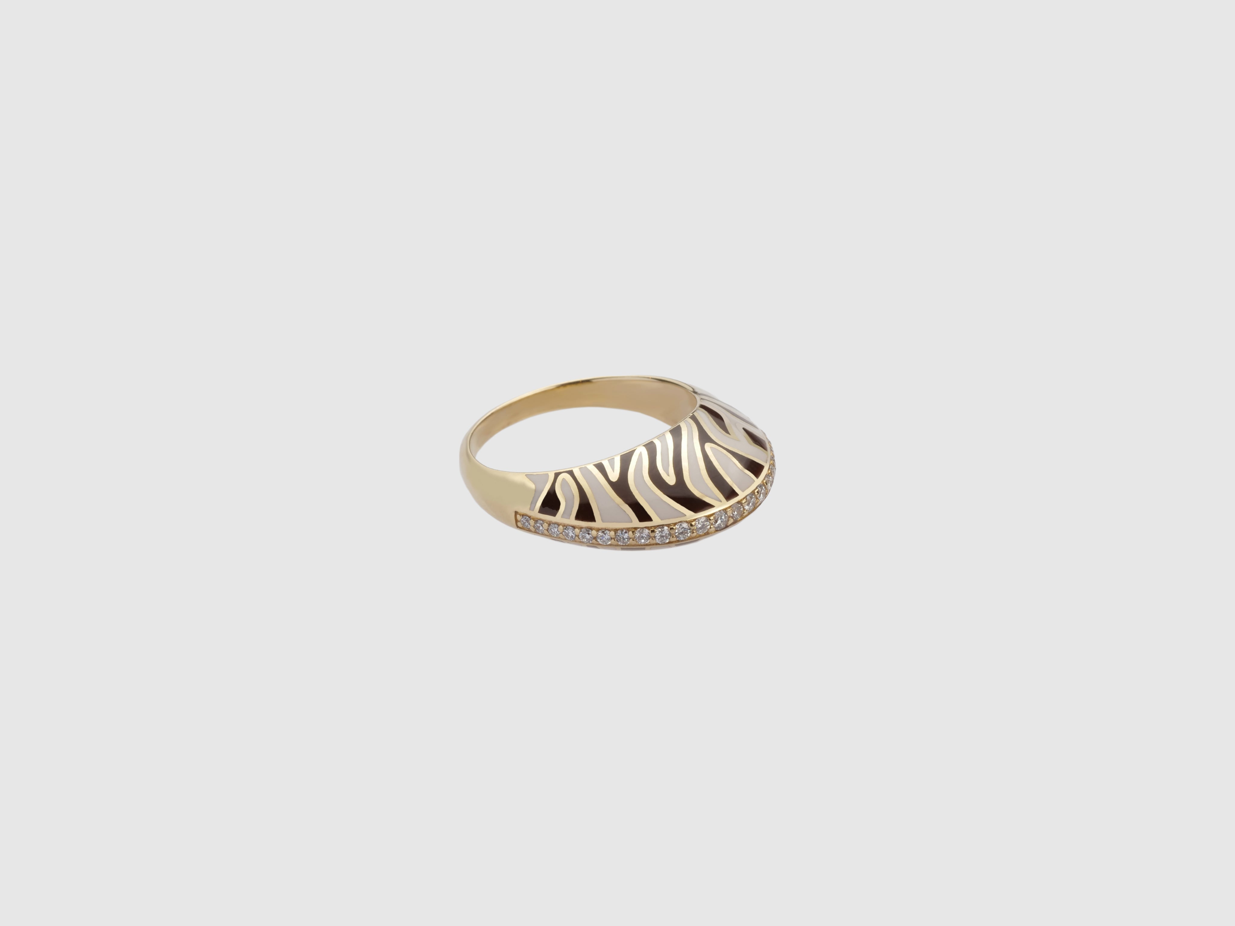 The Striped Savannah Ring