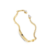 The Small Pear Wave Bangle