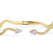 The Small Pear Wave Bangle