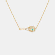 Tennis Racquet necklace