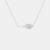 Tennis Racquet necklace