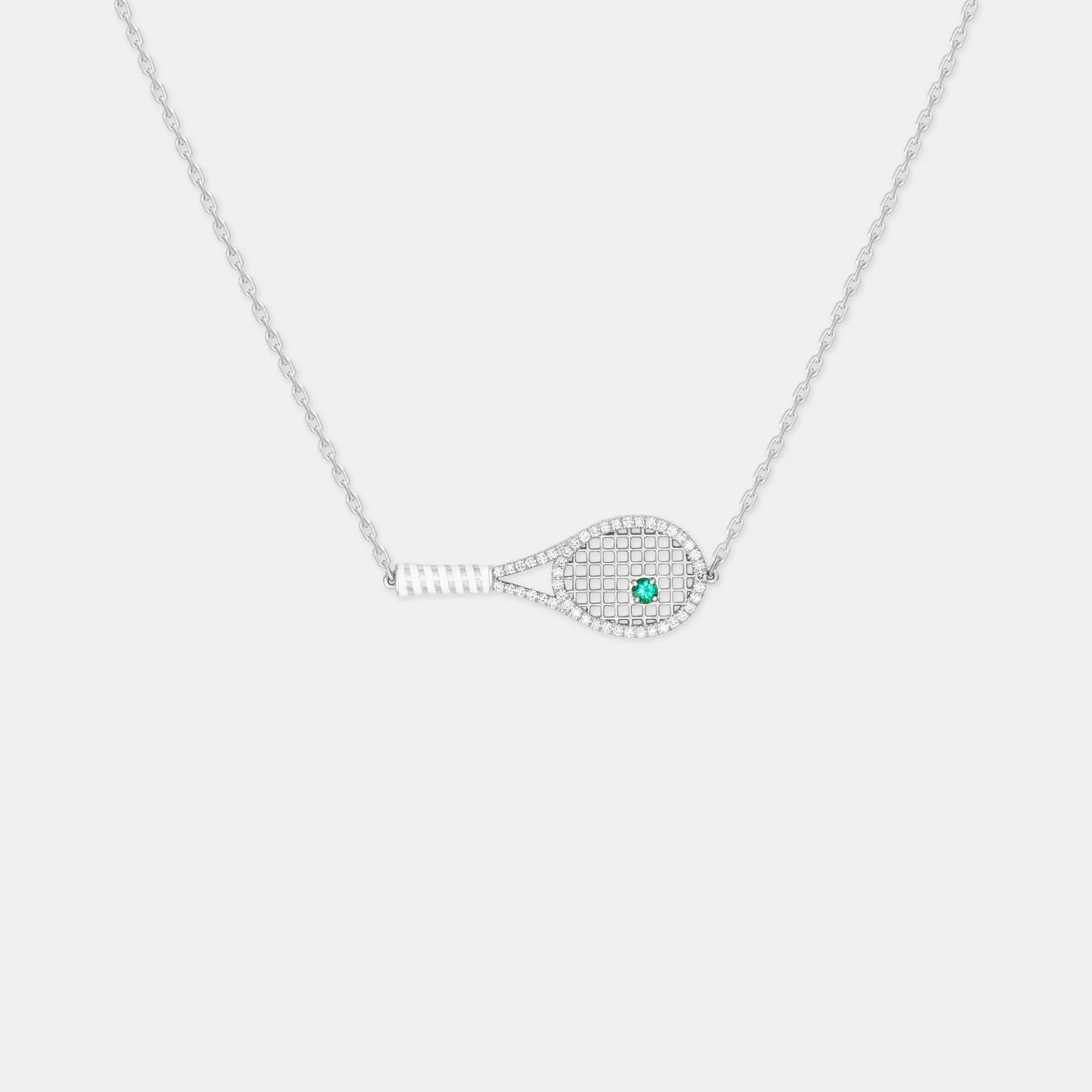 Tennis Racquet necklace