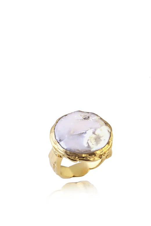 The Aphrodite Baroque Pearl Ring