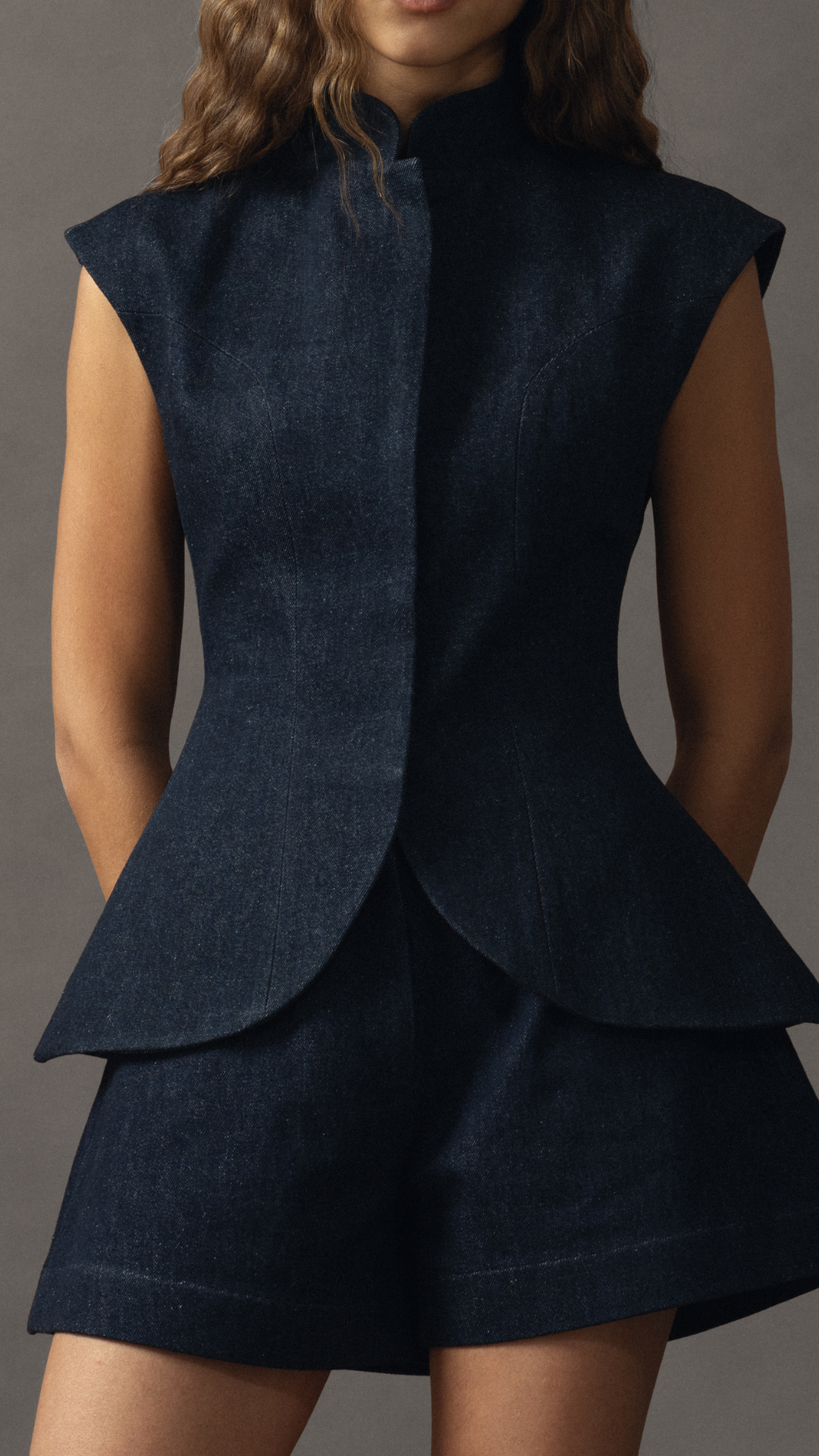 Precision Denim Vest